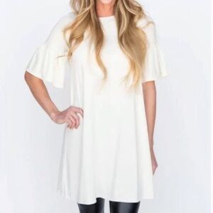 Agnes & Dora tunic Adore Tunic / Dress with velvet sleeves Small NWT